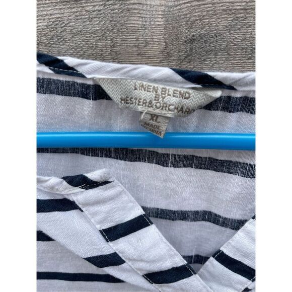 Hester & Orchard size XL LINEN COTTON  blend top - Picture 6 of 9